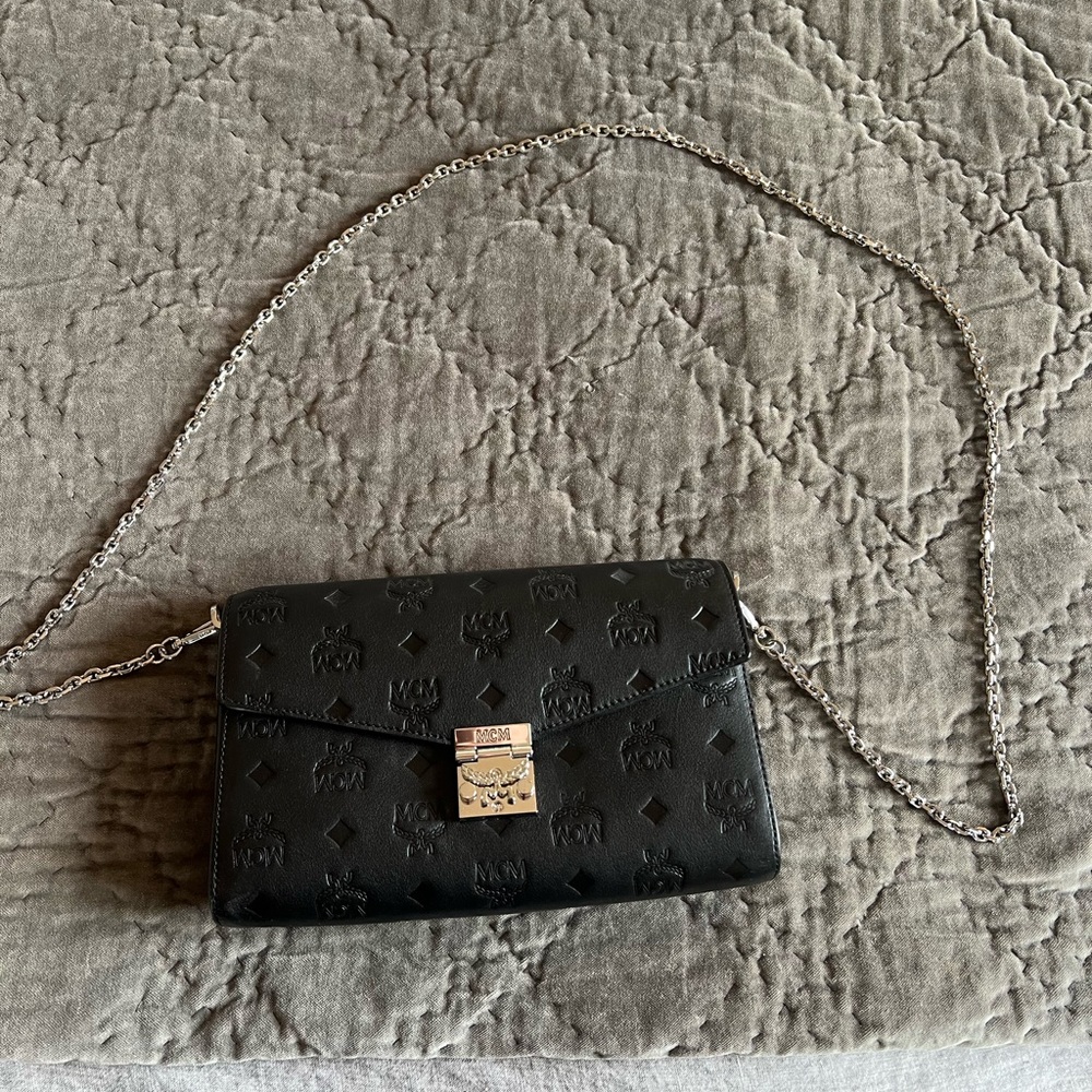 MCM Tracy crossbody black leather